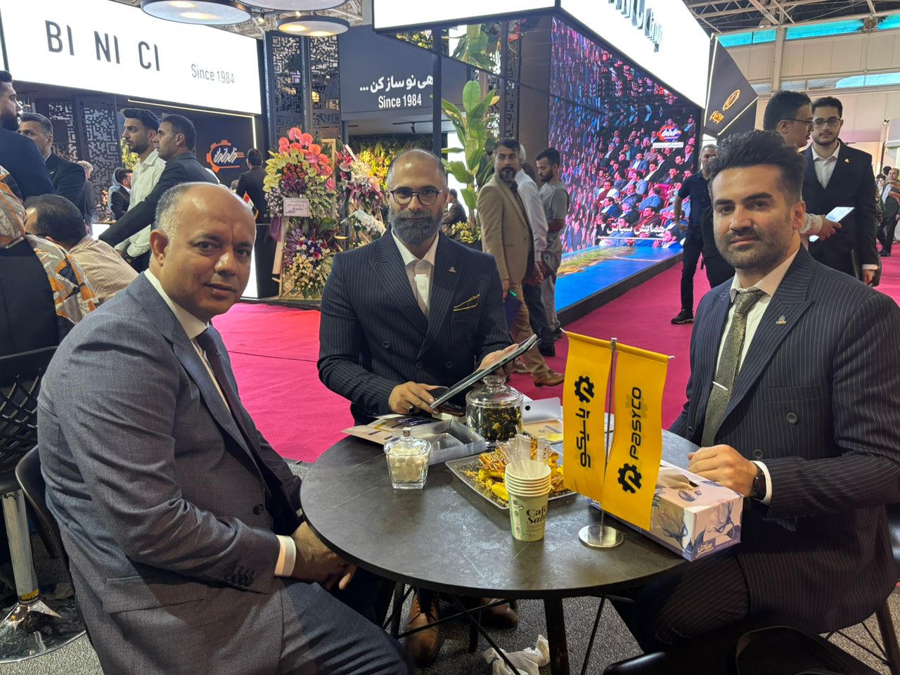 حضور تیم صنعت‌یار ایران در غرفه شرکت پارسیکو در نمایشگاه بین‌المللی خودرو تهران